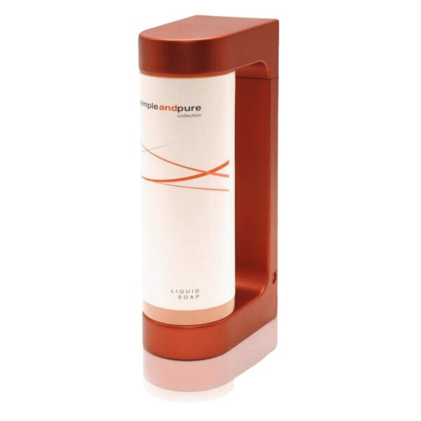 Wall Holder Easy Press Dispenser, Terracotta - Image 2