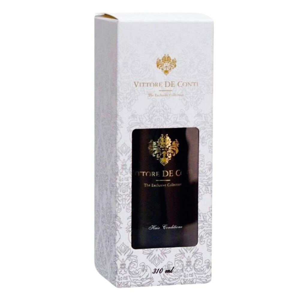 hair conditioner vittore de conti, hotel hair conditioner, hair conditioner gift box vittore de conti, gift box, hotel cosmetics, luxury hotel cosmetics, vittore de conti luxury hotel cosmetics, cosmetics in a gift box, vittore de conti hair conditioner