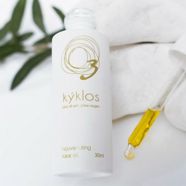 Revitalizing Daytime Organic Olive Oil Serum 30ml, Kyklos - Image 2
